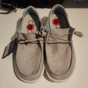 Hey Dudes Wendy Chambray Beige Women's Size 6